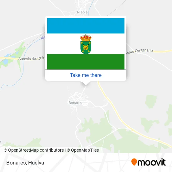 Bonares map