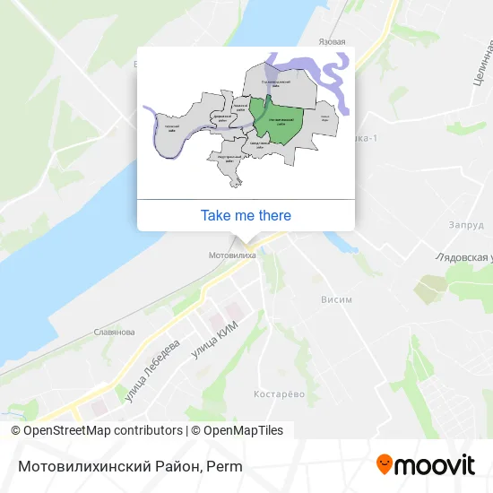 Мотовилихинский Район map