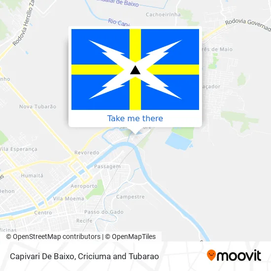 Capivari De Baixo map