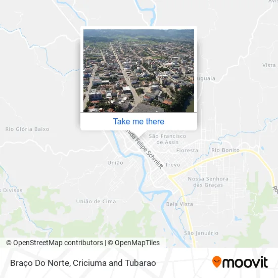 Braço Do Norte map