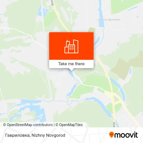 Гавриловка map
