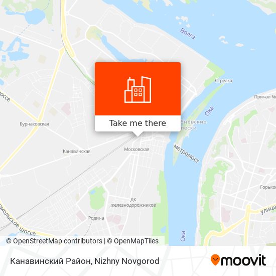 Канавинский Район map