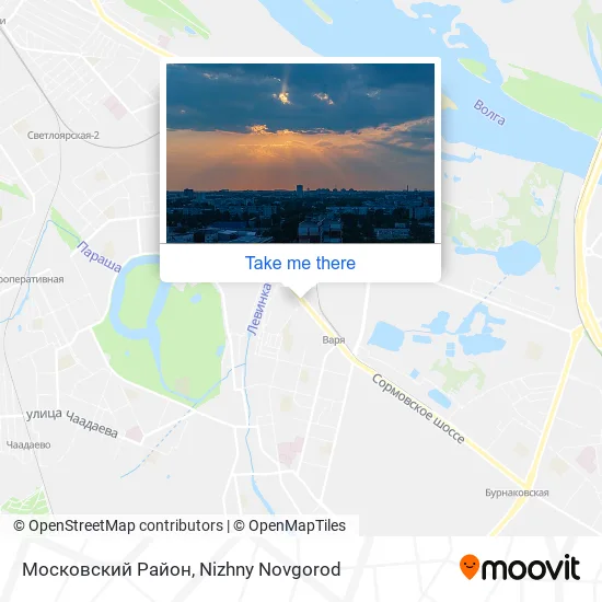 Московский Район map