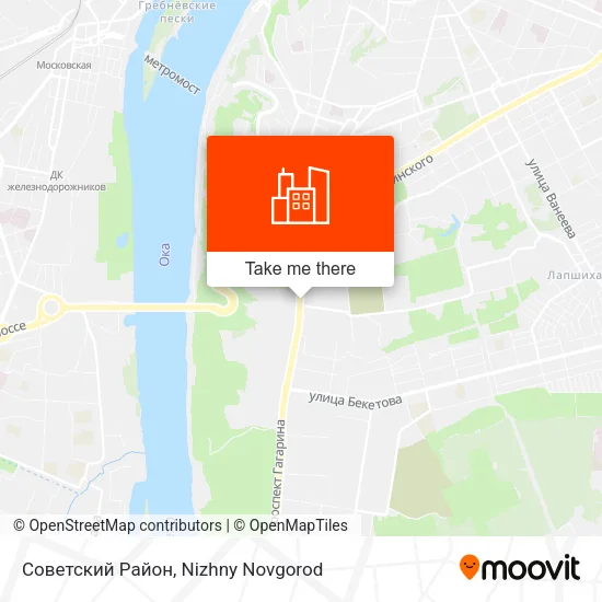 Советский Район map