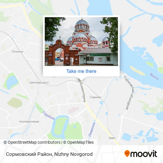 Сормовский Район map