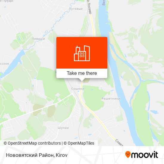 Нововятский Район map