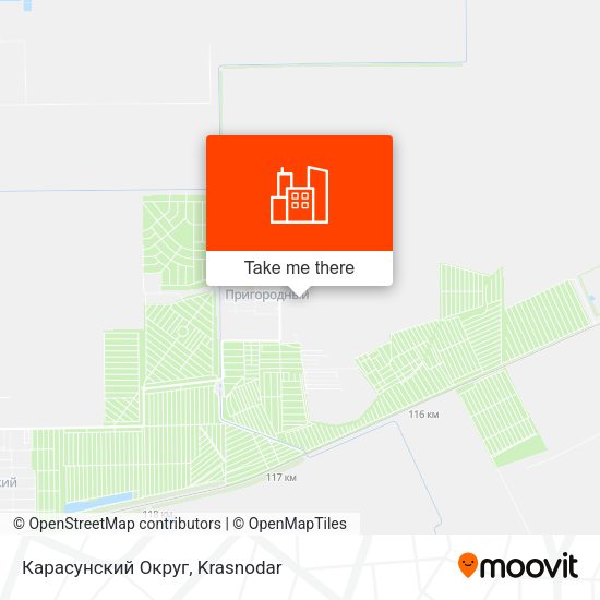 Карасунский Округ map