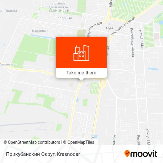 Прикубанский Округ map