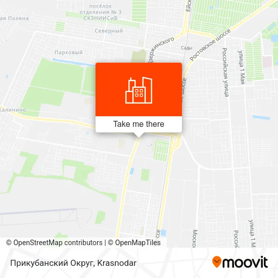 Прикубанский Округ map