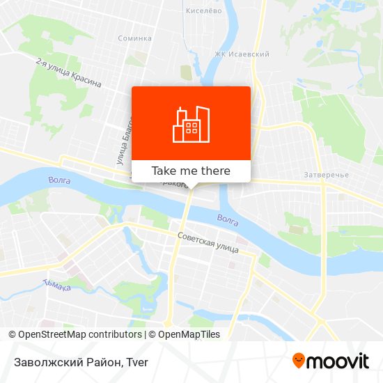Заволжский Район map