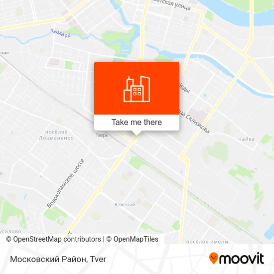 Московский Район map