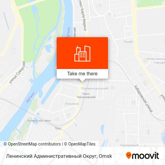 Ленинский Административный Округ map