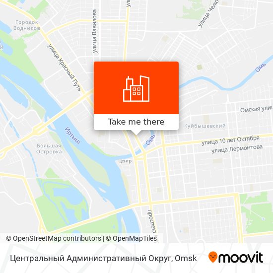 Центральный Административный Округ map