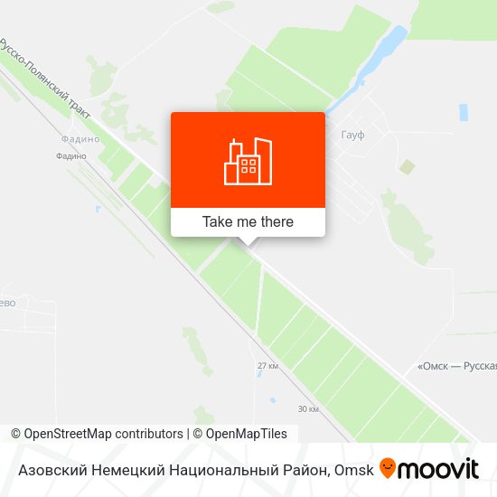 Азовский Немецкий Национальный Район map