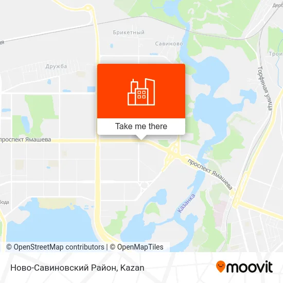 Ново-Савиновский Район map