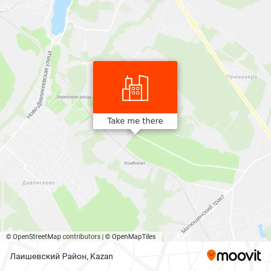 Лаишевский Район map