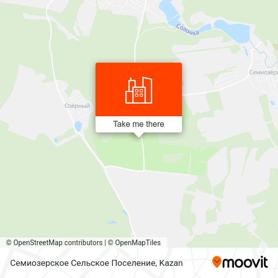 Семиозерское Сельское Поселение map