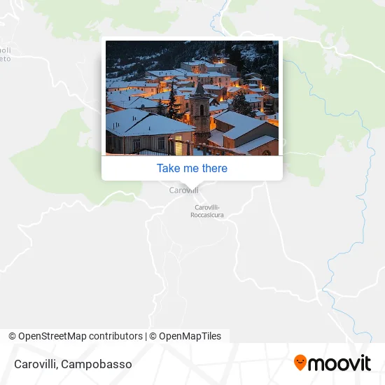 Carovilli map
