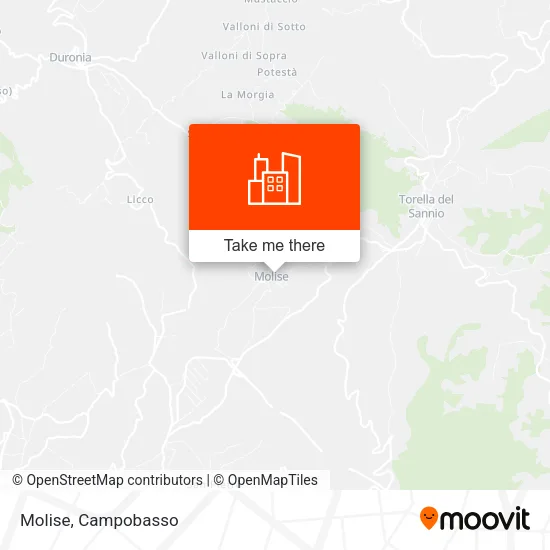 Molise map