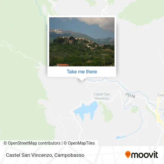 Castel San Vincenzo map