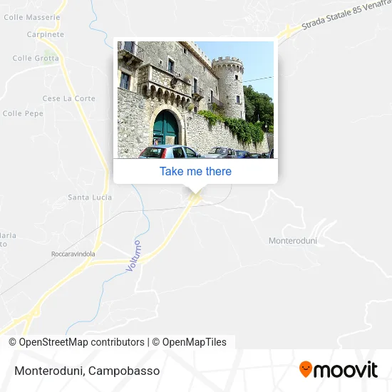 Monteroduni map