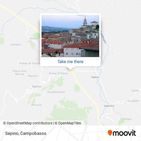 Sepino map