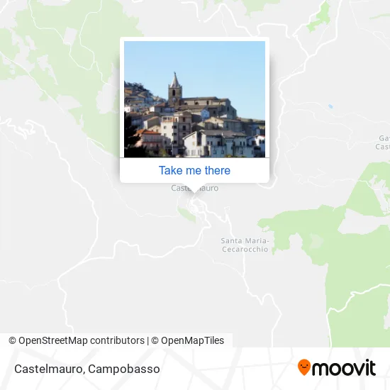 Castelmauro map