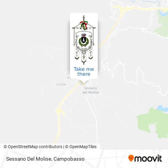 Sessano Del Molise map