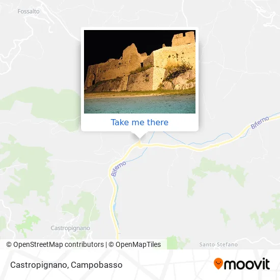 Castropignano map