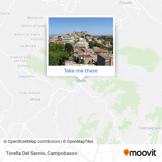 Torella Del Sannio map