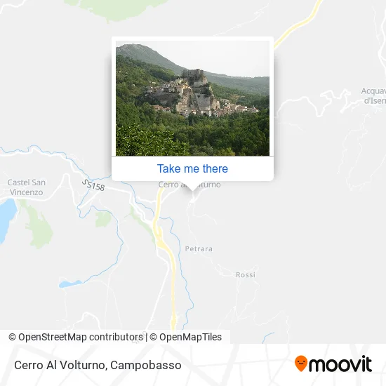 Cerro Al Volturno map