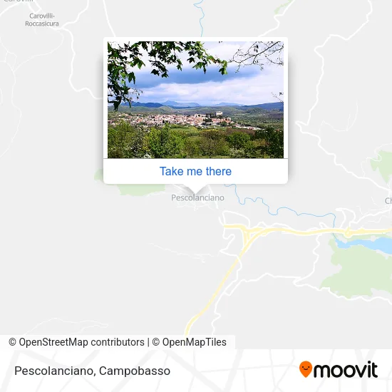 Pescolanciano map