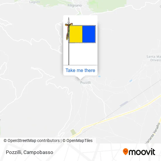 Pozzilli map