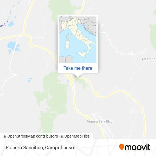 Rionero Sannitico map