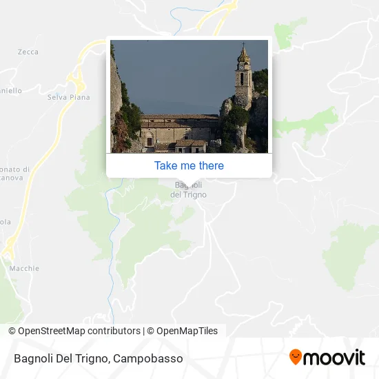 Bagnoli Del Trigno map