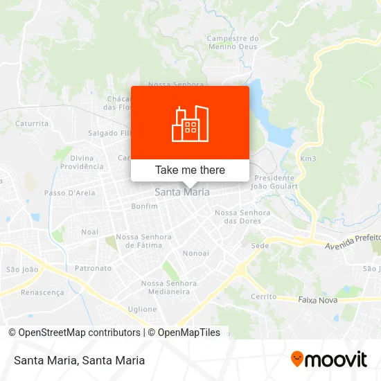 Santa Maria map