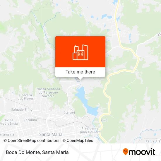 Boca Do Monte map