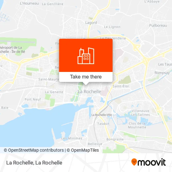 La Rochelle map