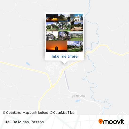 Itaú De Minas map