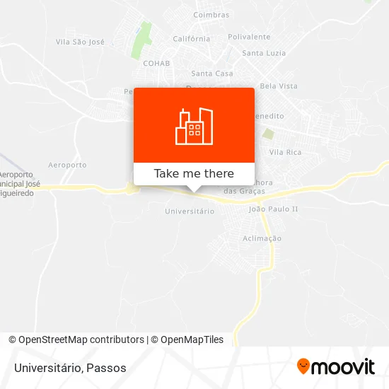 Universitário map