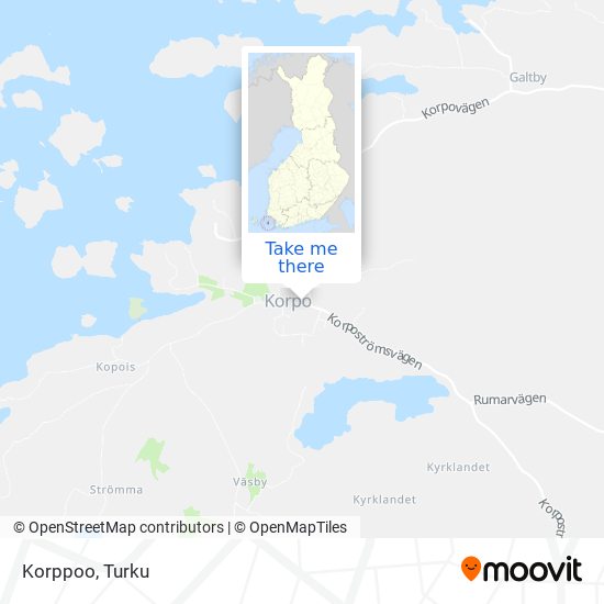 Korppoo map