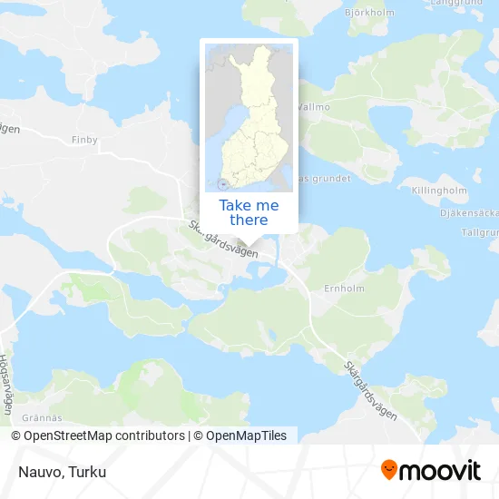 Nauvo map