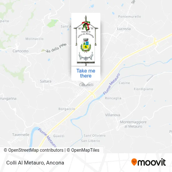 Colli Al Metauro map