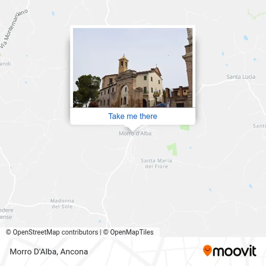Morro D'Alba map