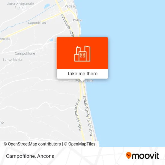 Campofilone map