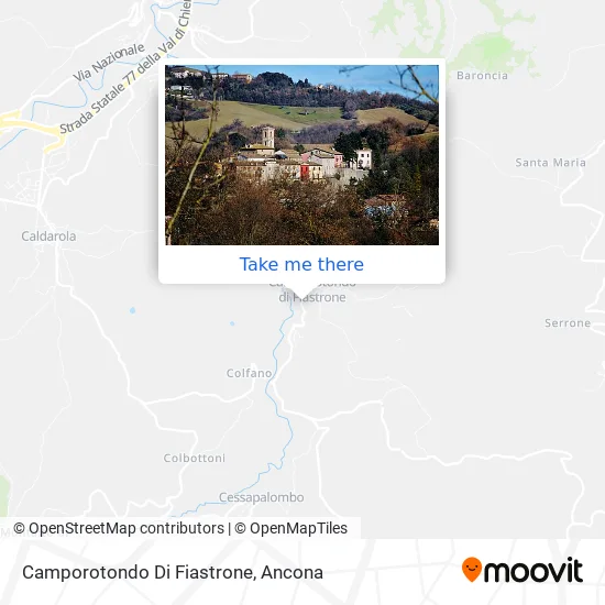 Camporotondo Di Fiastrone map