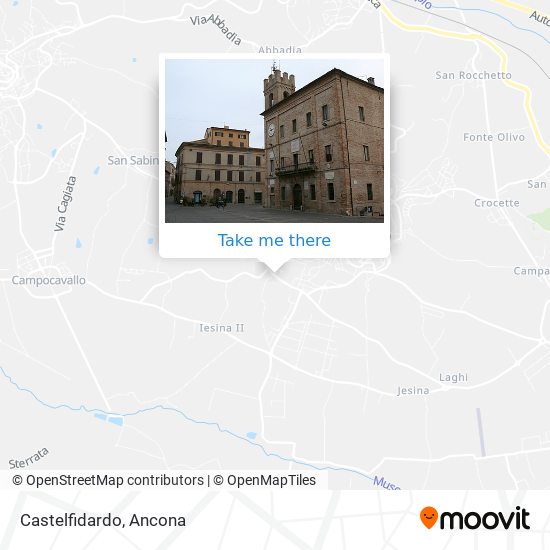Castelfidardo map