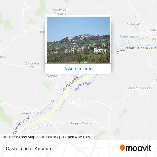 Castelplanio map