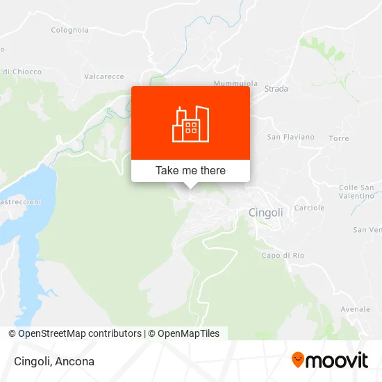 Cingoli map