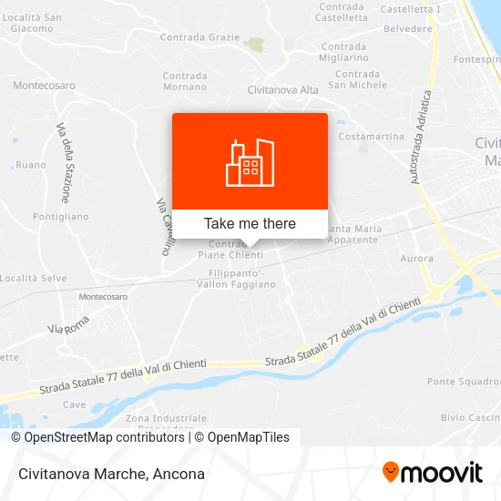 Civitanova Marche map